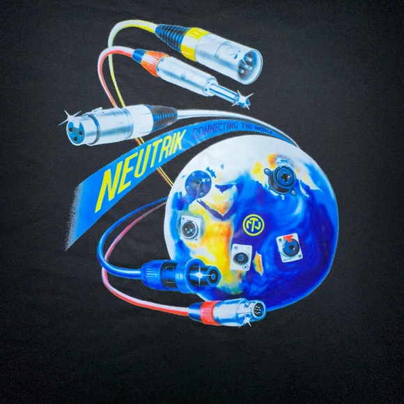 NEUTRIK group Black Men's T-Shirt - Picture 9 of 10